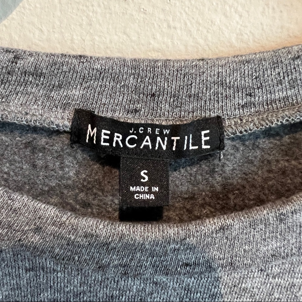 J. Crew Ruffled Gray Blouse Small - Picture 2 of 3